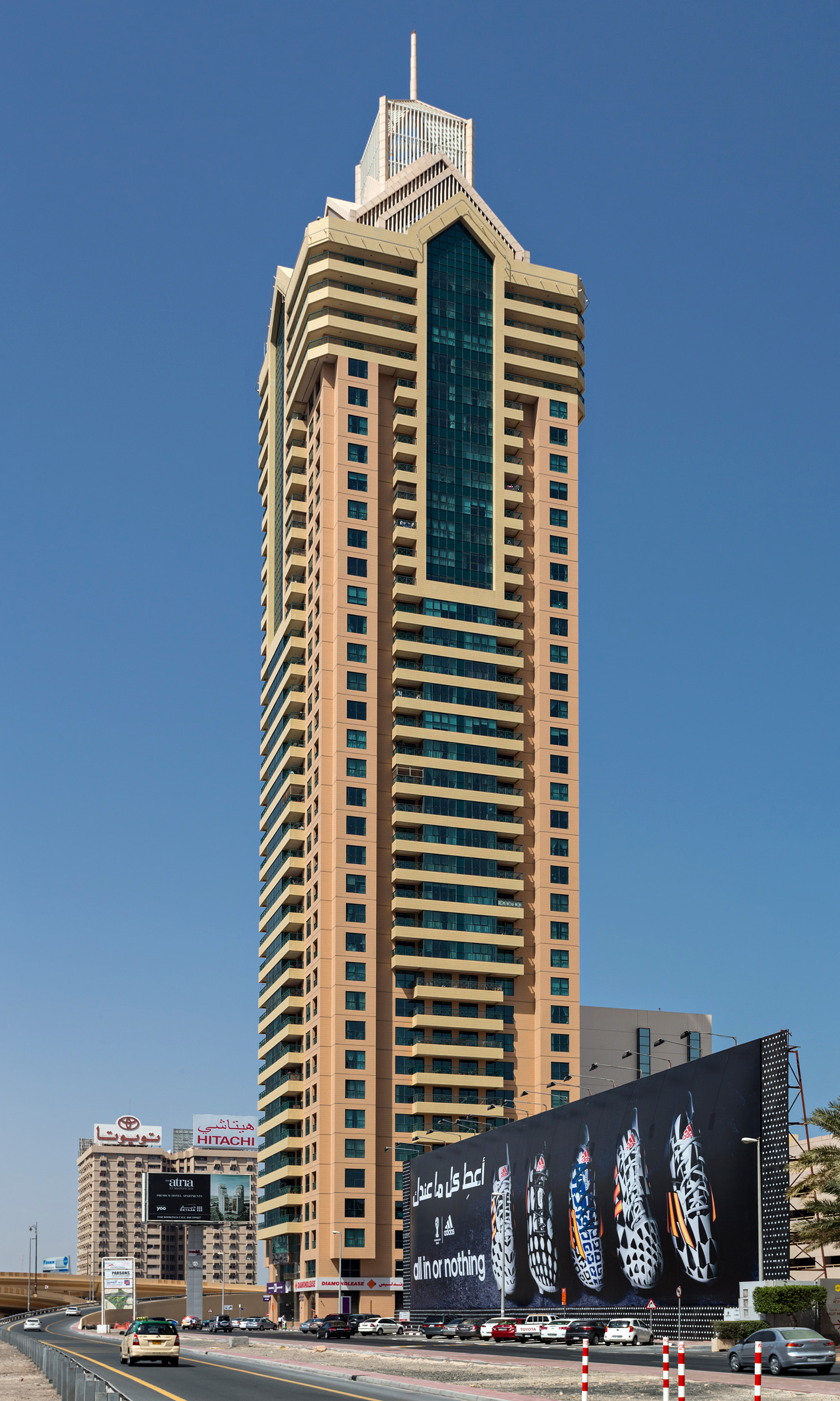 Al Kharbash Tower, Dubai - View from the northeast. © Mathias Beinling